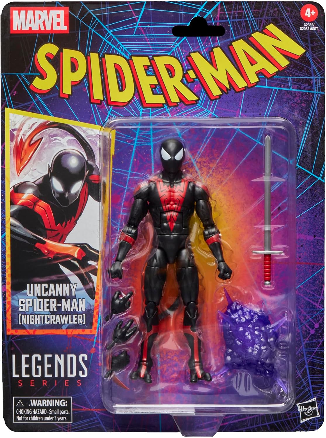 Hasbro Marvel Legends Spider Man Retro Uncanny Nightcrawler (U.P. $41.90)