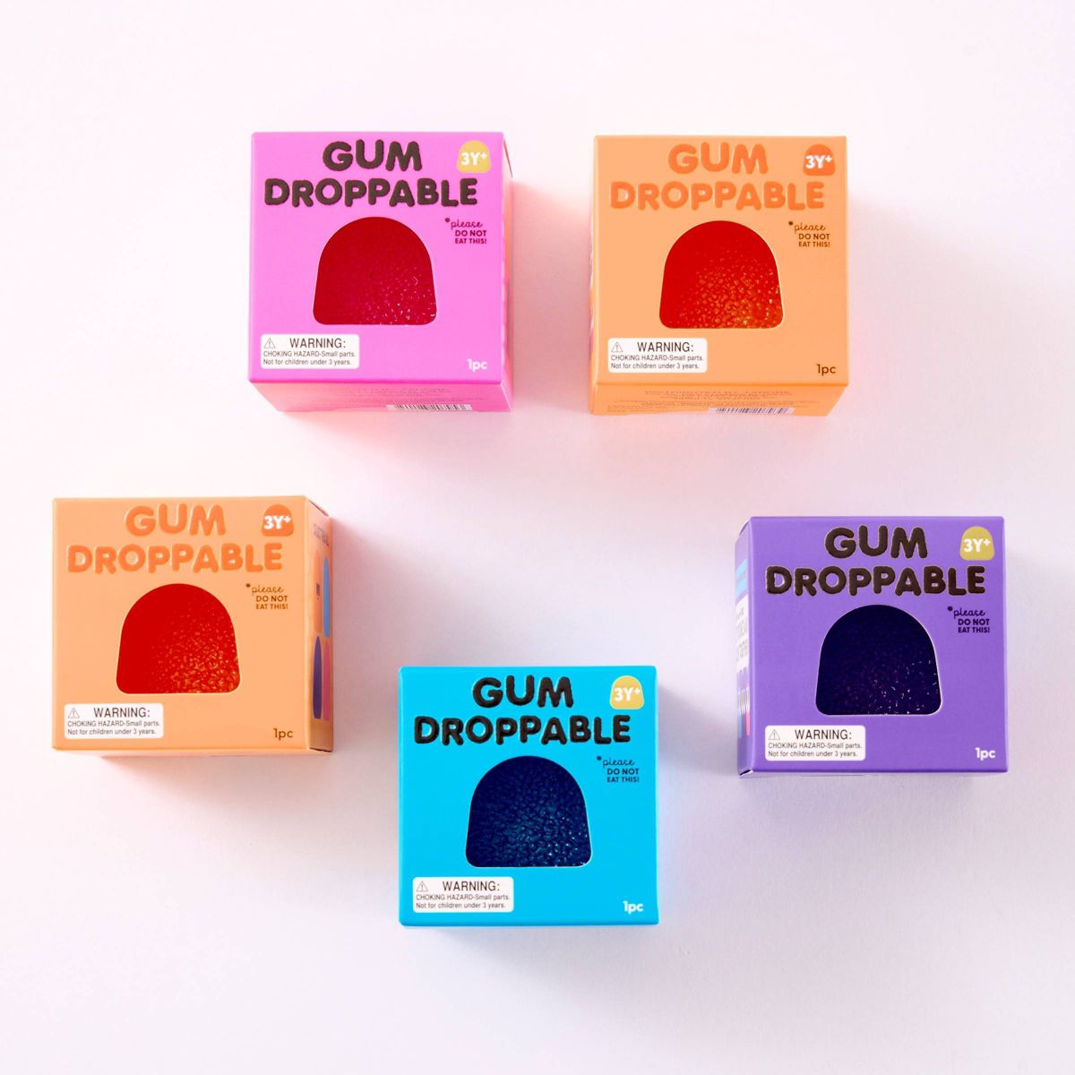 J'adore Textured Gumdrop Squishy