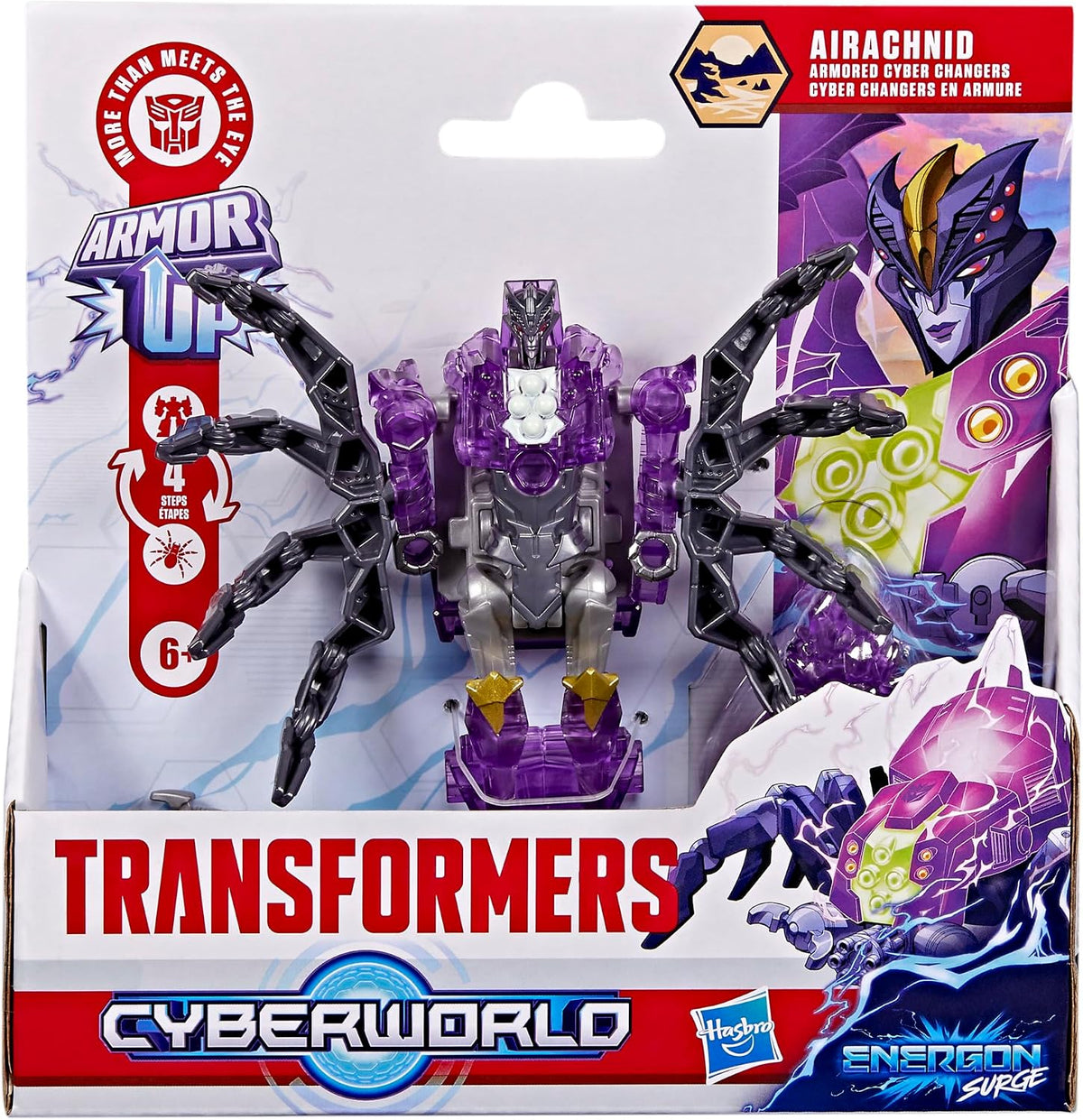 Transformers Cyberworld Armored Cyber Changers Airachnid (U.P. $24.90)