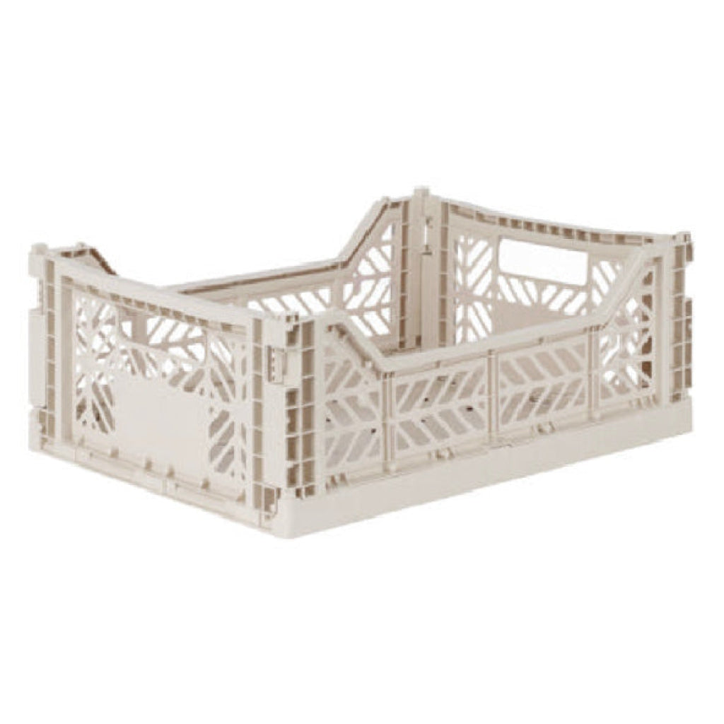 Aykasa Folding Midibox Colour Crate - Sand - Storage