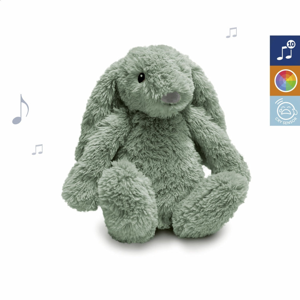 Baby Sleep Soother with Nightlight - Ro The Rabbit - Green