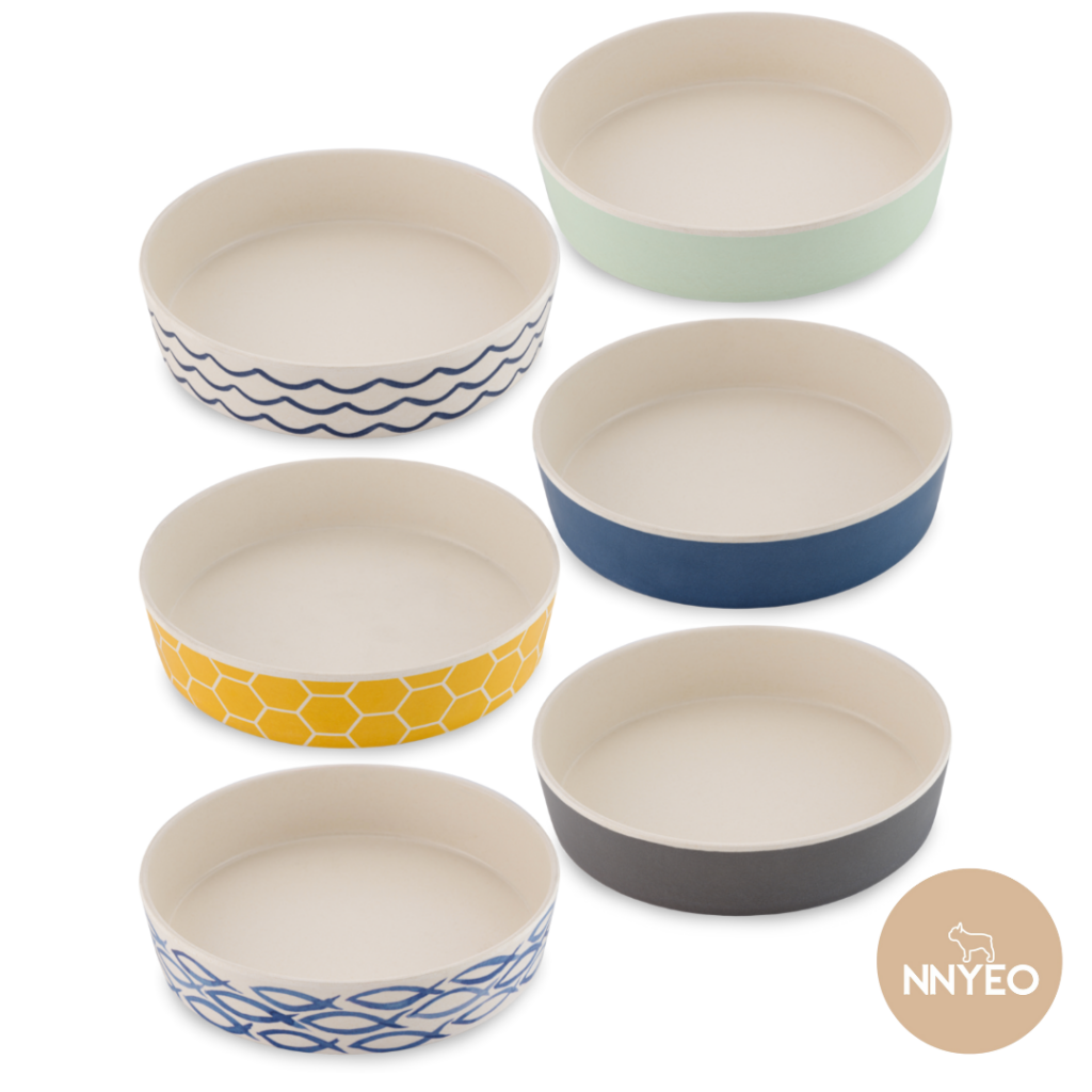 Beco Low-Rim Bamboo Bowl Gone Fishing