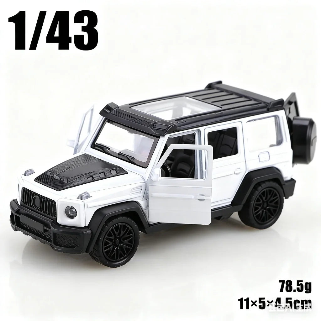 Die-cast Little G pullback off-road 1/43 - white