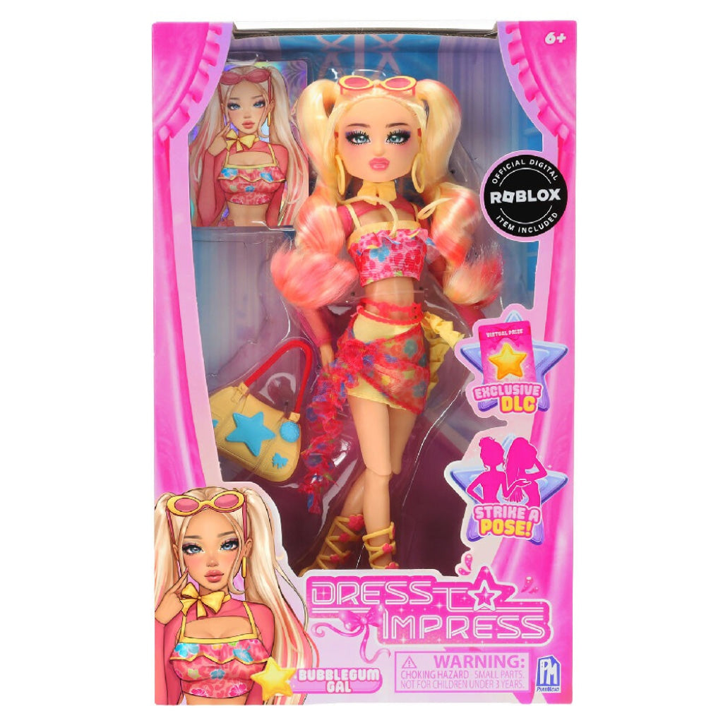 Dress To Impress Fashion Doll Bubblegum Gal - Dress to Impress