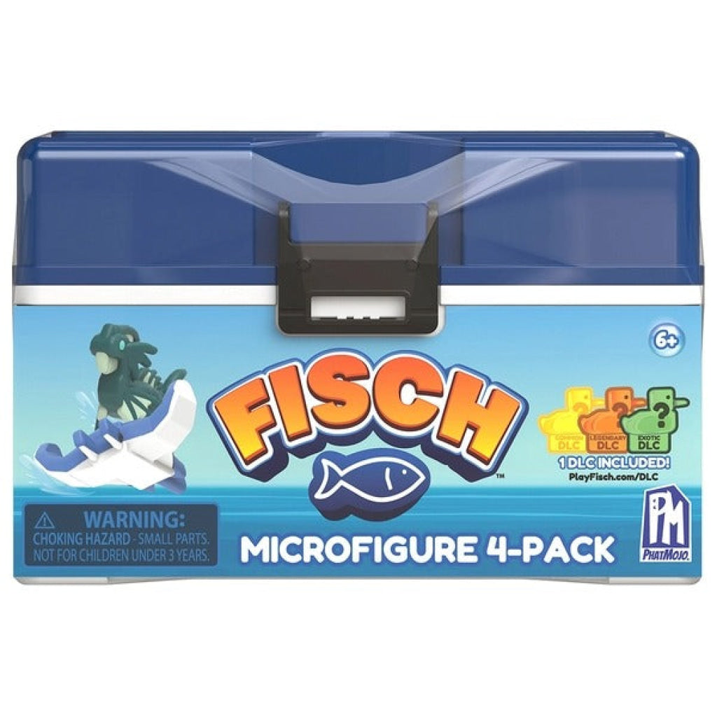 Fisch Microfigures Series 1 - 4 Pack Assortment Playset - Fisch
