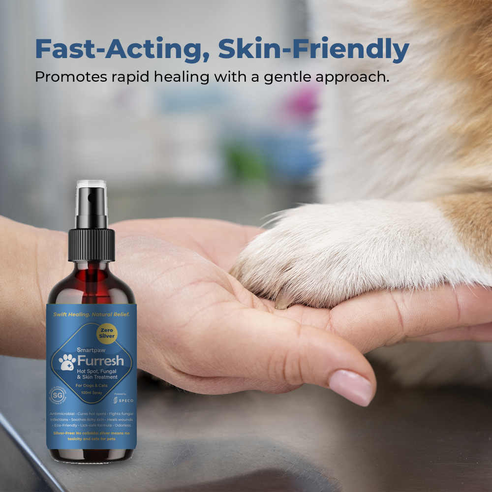 Furresh Hot Spot & Skin Care Spray – Gentle, Silver-Free Solution for Pet Skin Comfort