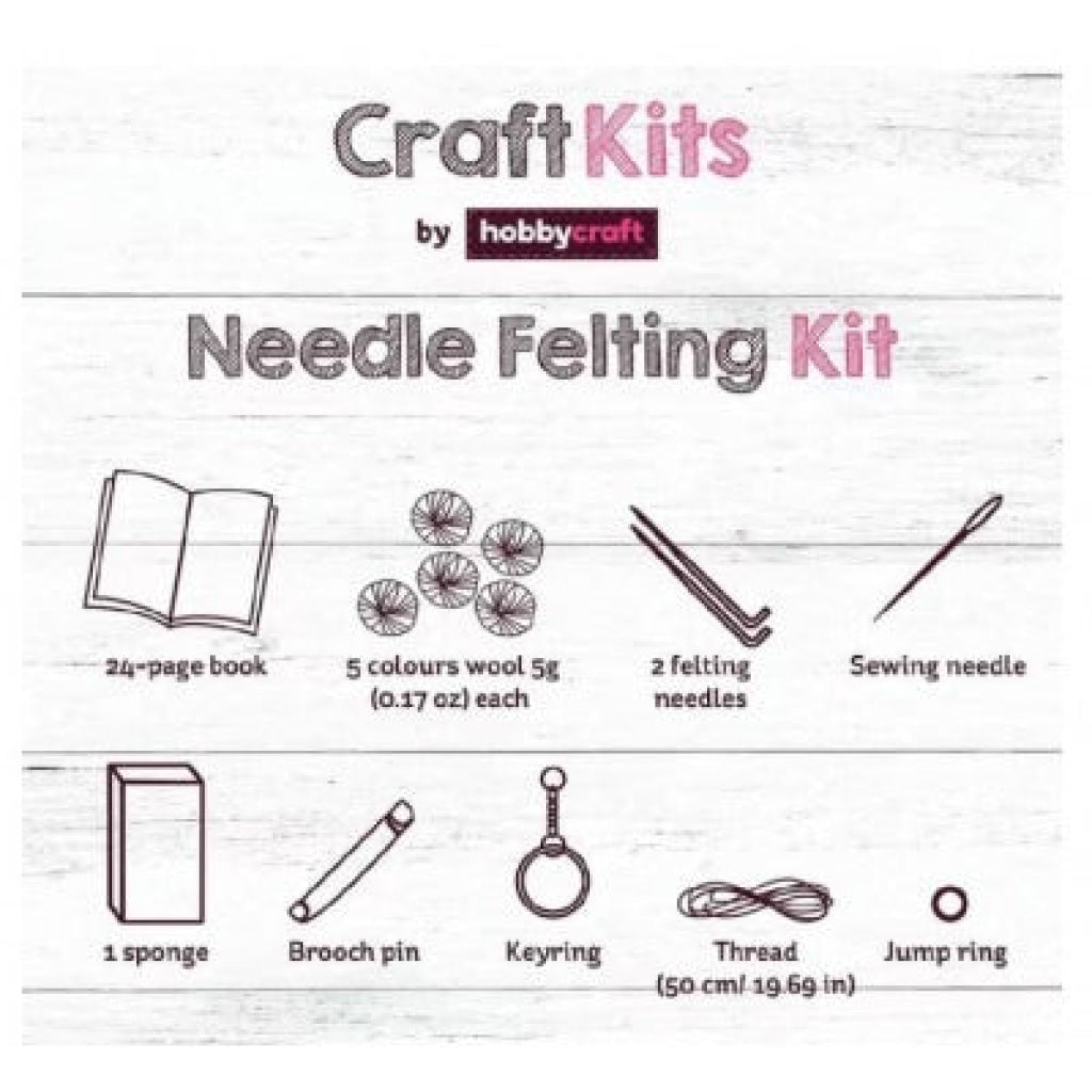 Hinkler Hobbycraft Needle Felting Kit Hobbycraft