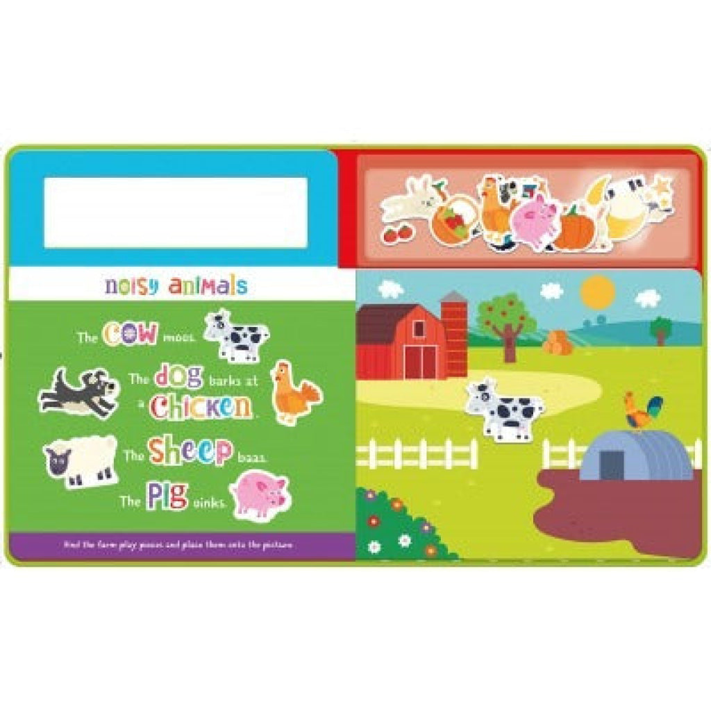 Imagine That - Play Felt First Words On The Farm Soft Books