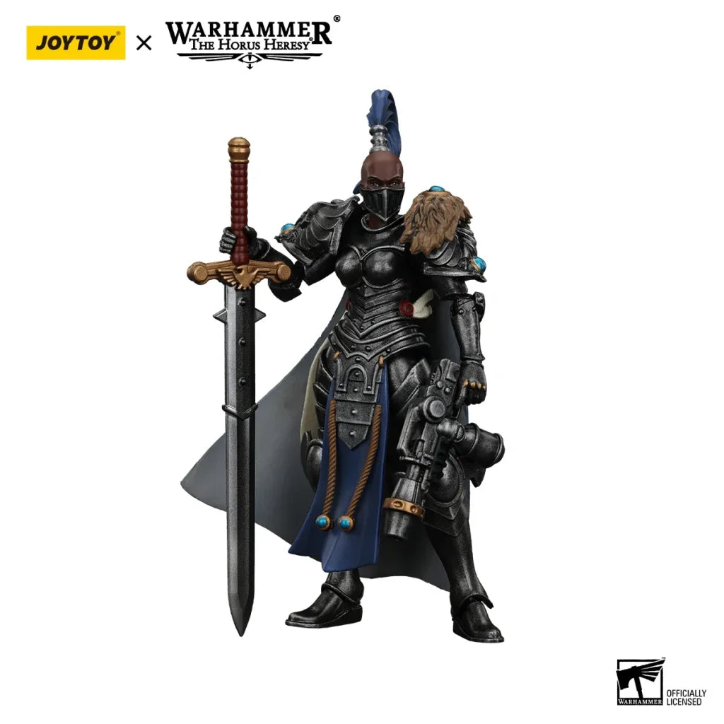 JOYTOY Warhammer 40k 1/18 Action Figures Sisters of Silence Knight-Commander Jenetia Krole White Falcons Vigilator