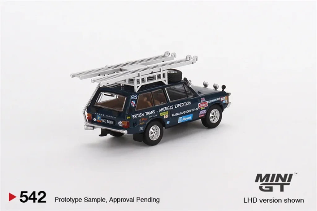 Mini Gt 1:64 Range 1971 British Trans-Americas Expedition Vxc-868K Lhd Diecast Model Car