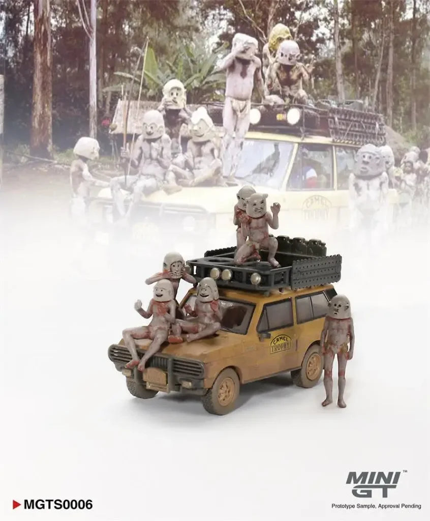 Mini Gt 1:64 Range 1982 Camel Trophy Papua New Guinea Set Lhd Diecast Model Car