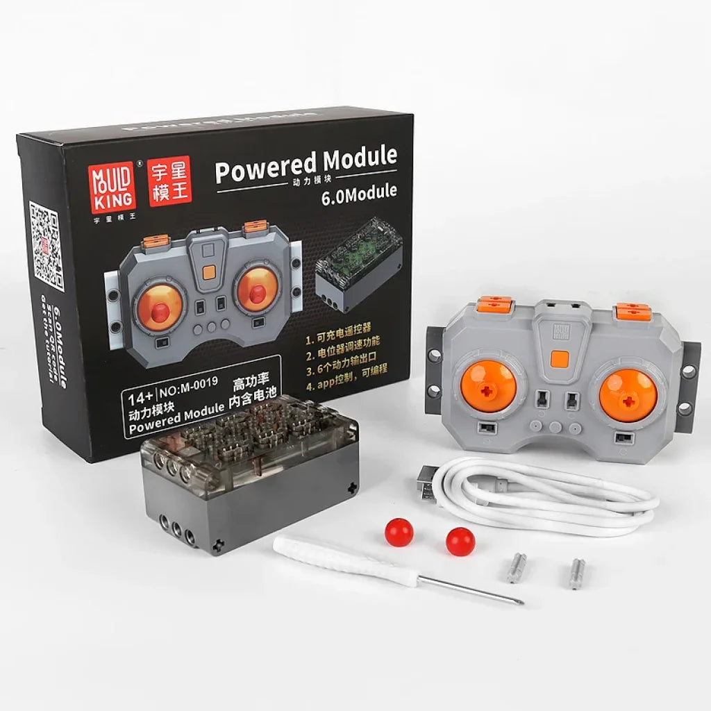 Mould King Motor Build Kit Technical Car Accessoires 6.0 Fast Speed Charging