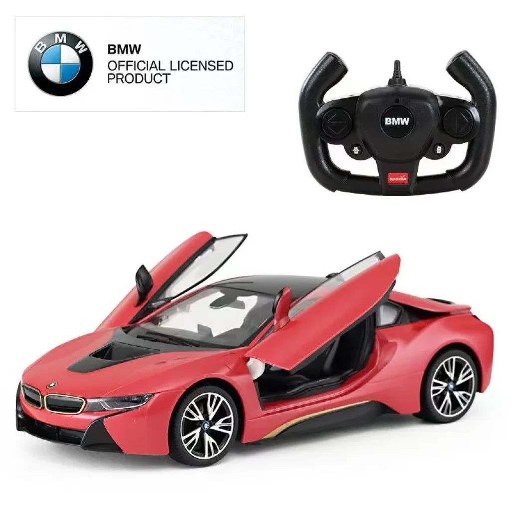 Rastar BMW I8 RC Car 1/14 - BMW I8 red