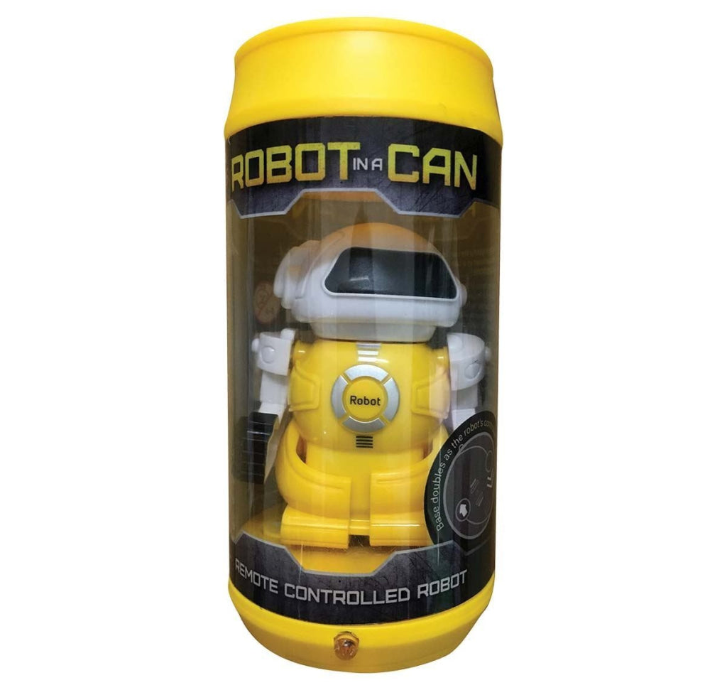 Red5 Robot In A Can Yellow Clementoni