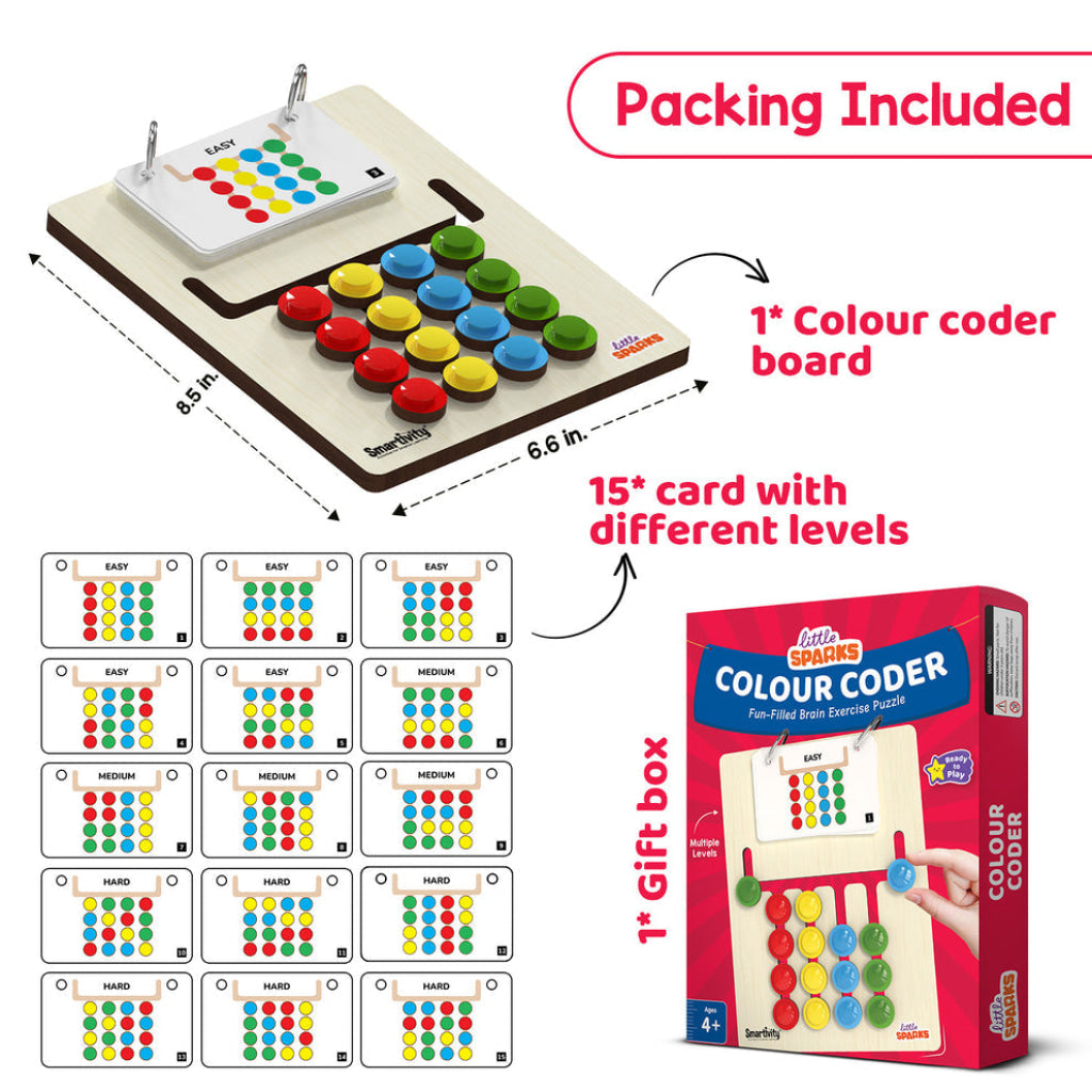 Smartivity Colour Coder DIY Activity Kit - Brain