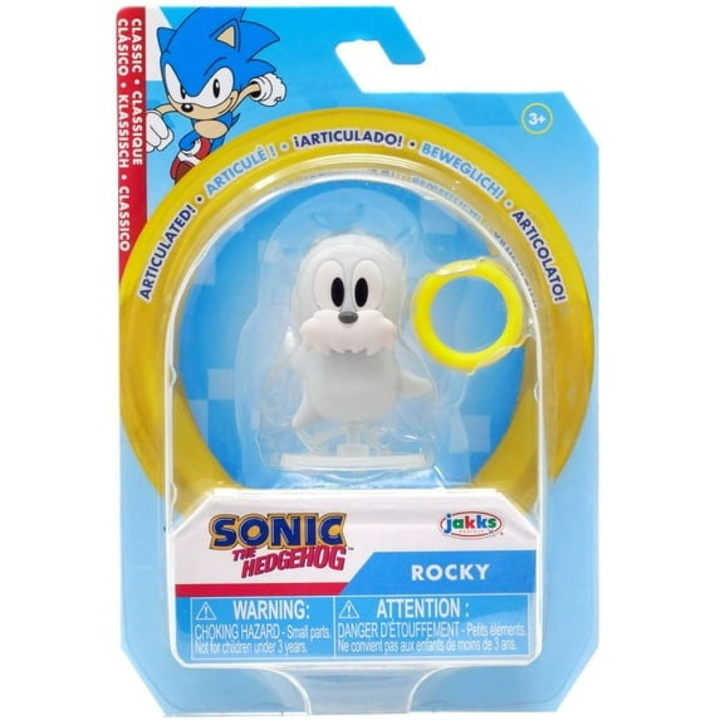 Sonic The Hedgehog Action Figure W19 2.5 Inch - Rocky - Sonic