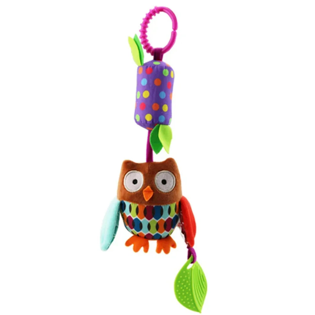 Stroller Spiral Rattle Baby Toy For Newborns Owl 026