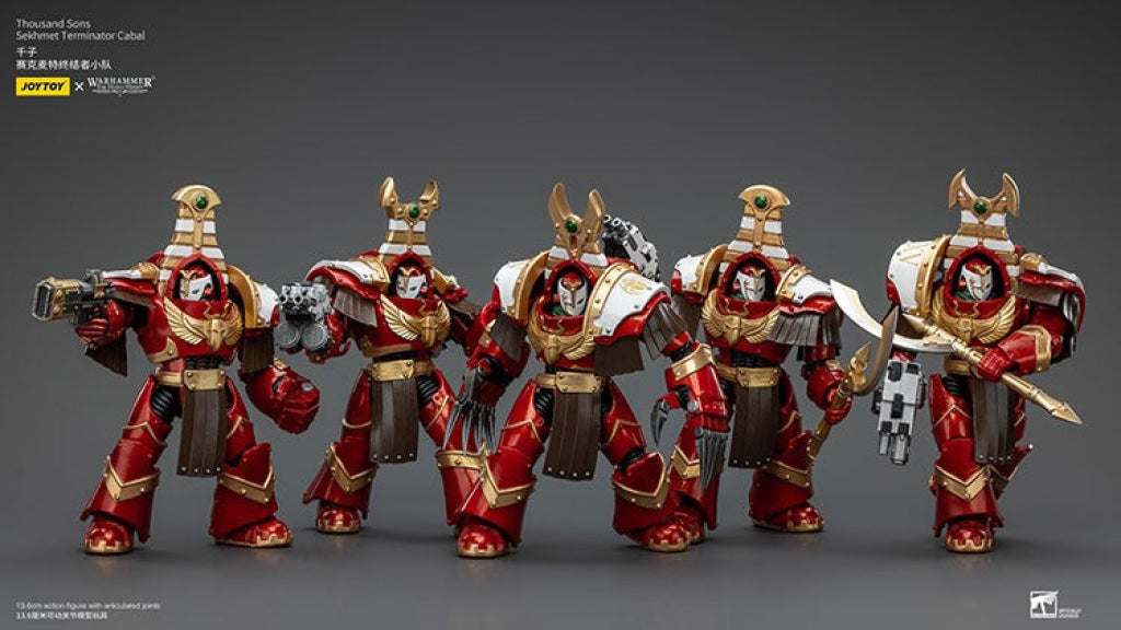 Thousand Sons: Sekhmet Terminator Cabal With Combi-Bolter And Chainfist Jt8377 Warhammer 40K