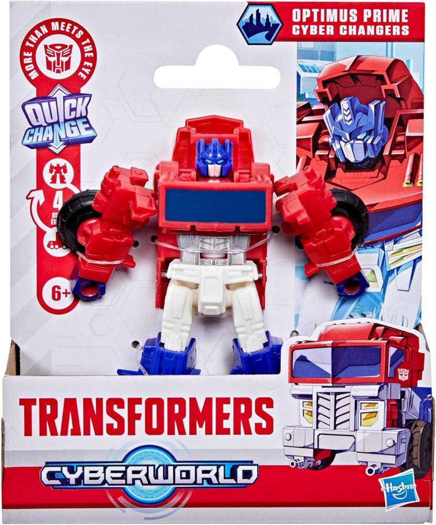 Transformers Cyberworld Cyber Changers Optimus Prime - Transformers