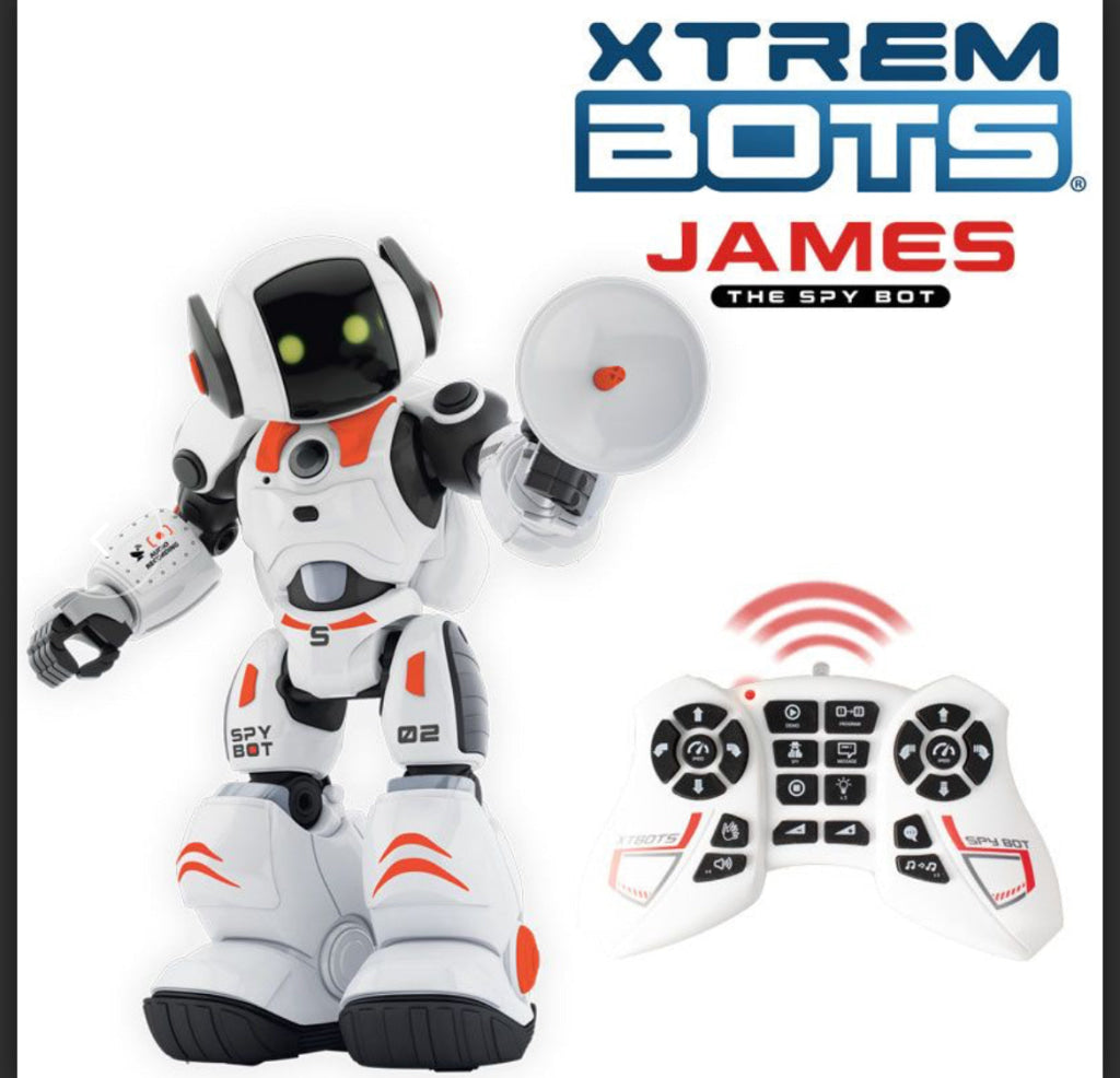 Xtrem Bots – James - The Spy Bot Clementoni