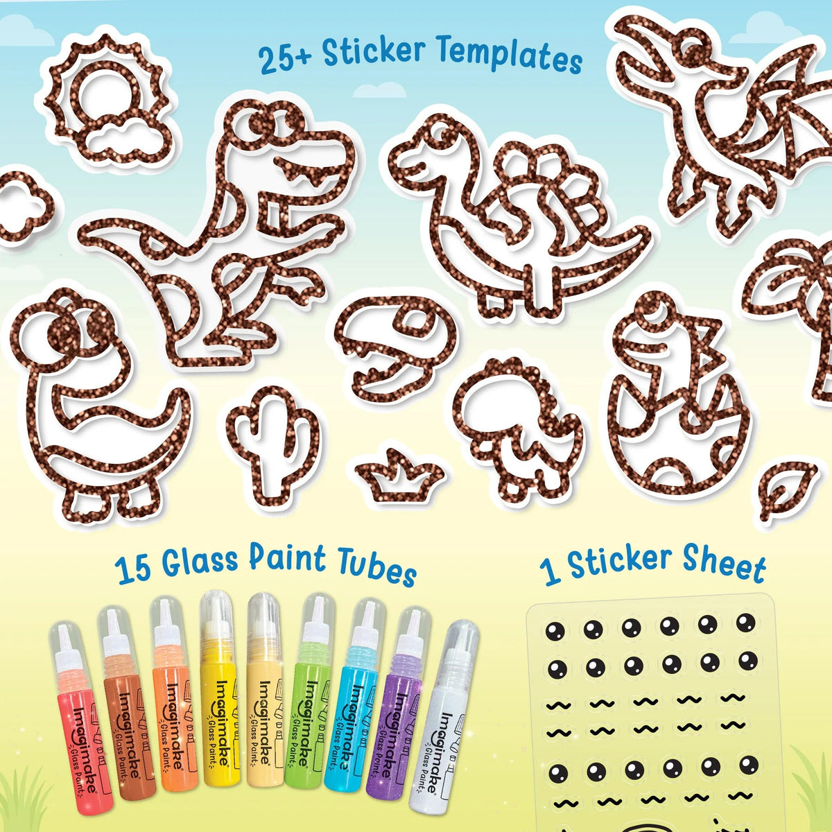 DIY Dinosaur Jelly Sticker-Making Kit