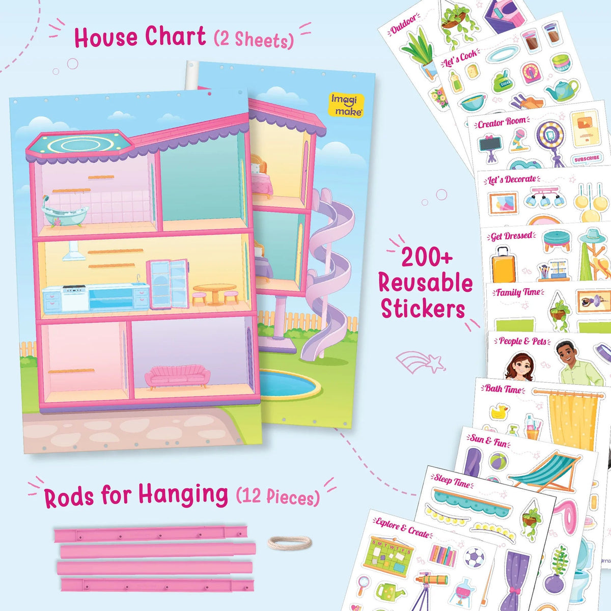 My Dream House Reusable Sticker Playset