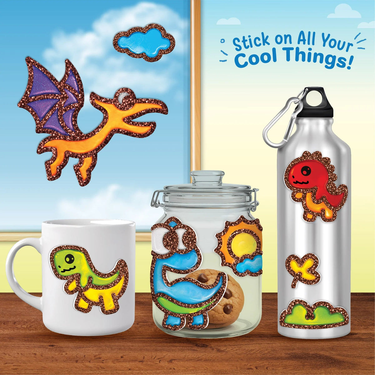 DIY Dinosaur Jelly Sticker-Making Kit