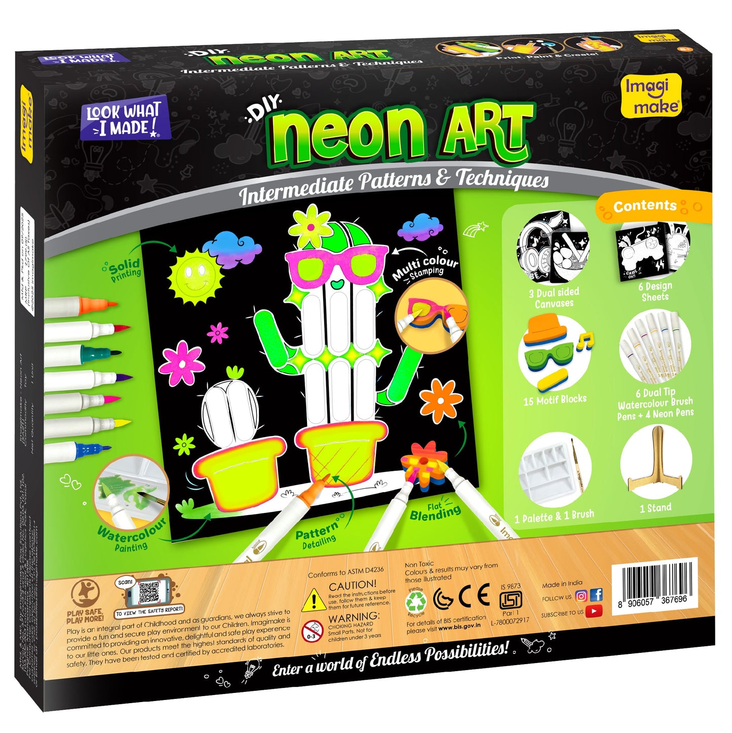 Neon Art Kit  (UV Light Not Included)