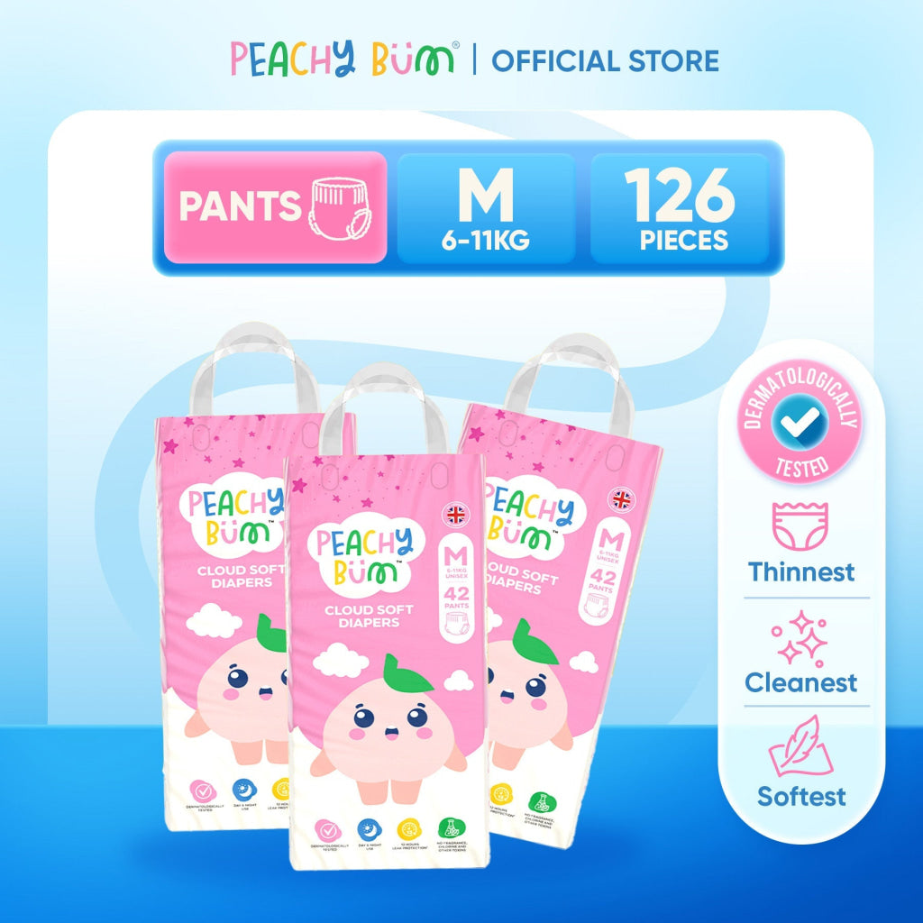 [1 Carton] 3 Pack Cloud Soft Diapers - Bundle