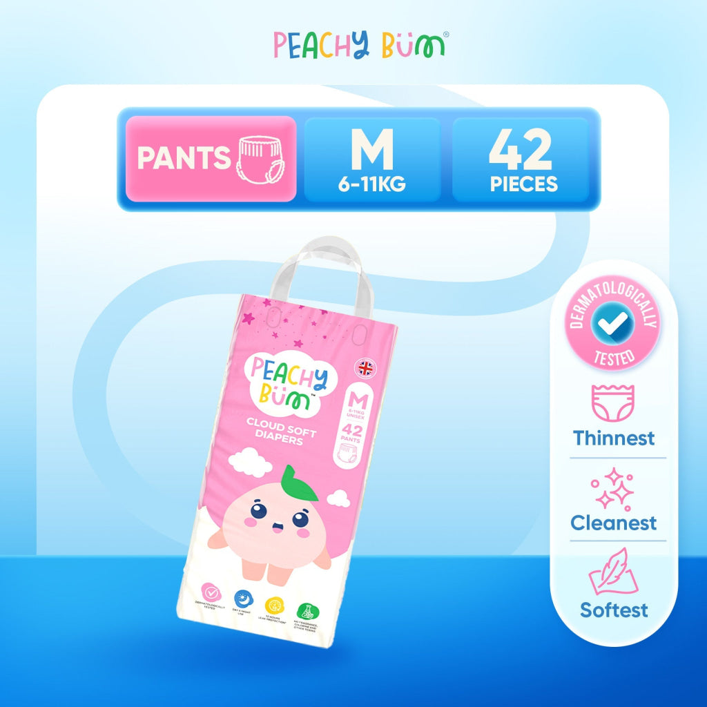 1 Pack Cloud Soft Diaper Pants - M (42 Pieces/Pack)