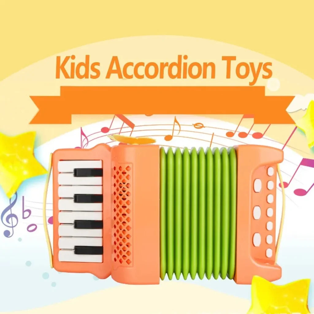 10 Keys 8 Bass Accordions For Kids