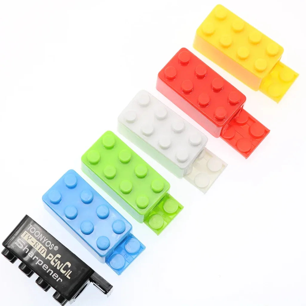 10Pcs Building Blocks Pencil Sharpener