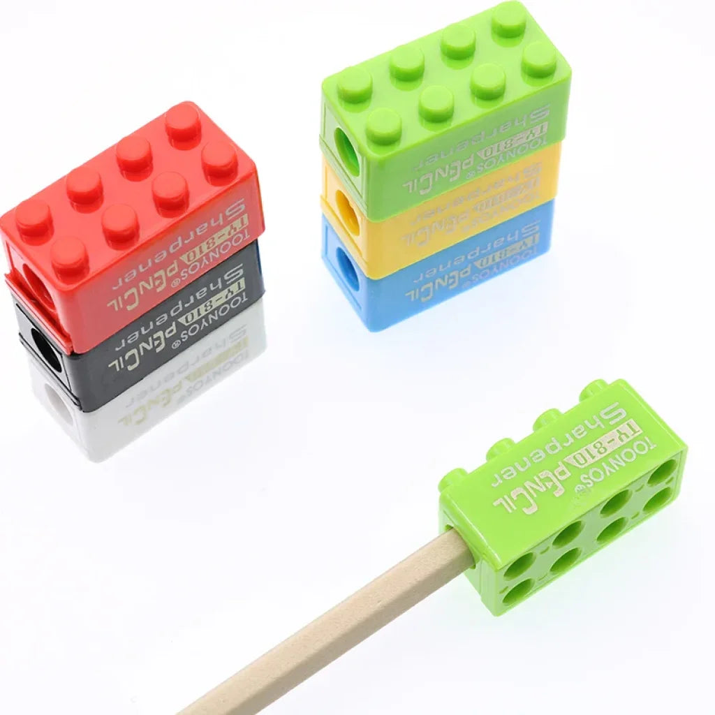 10Pcs Building Blocks Pencil Sharpener
