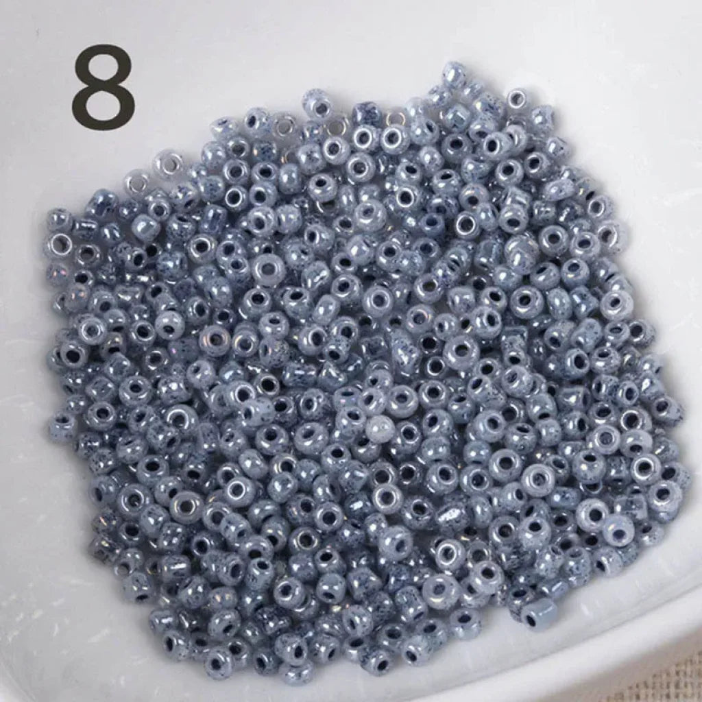15 Colors 2Mm 3Mm 4Mm Cream Glass Czech Seed Spacer Beads