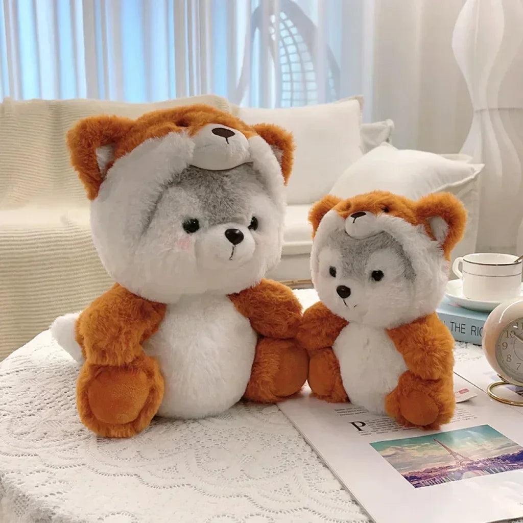 20Cm Kaola Pig Husky Plush Orange