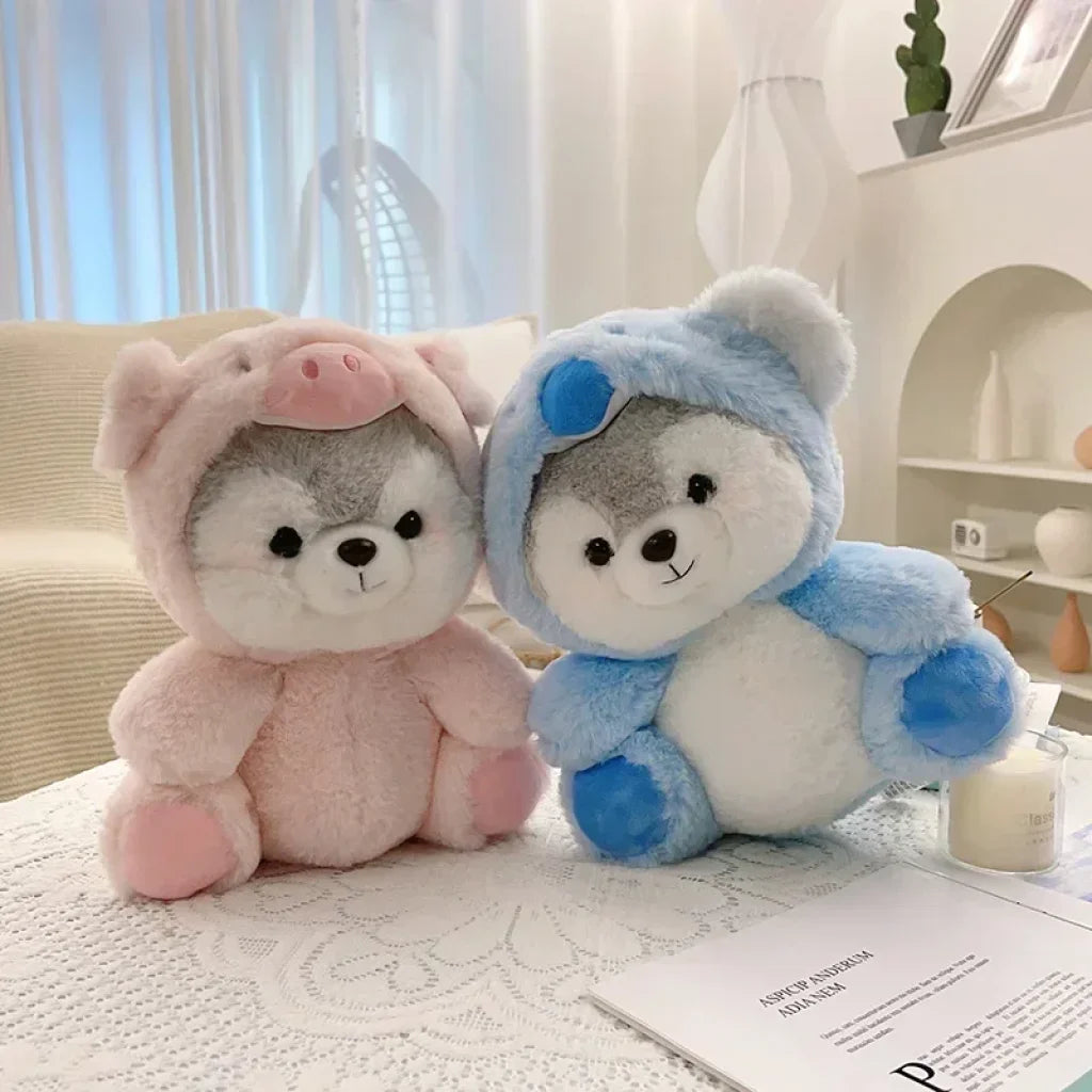 20Cm Kaola Pig Husky Plush Orange