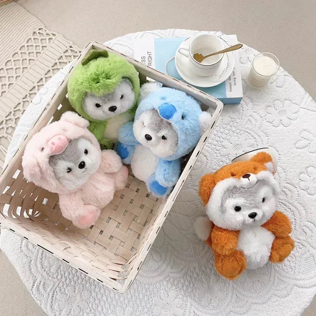 20Cm Kaola Pig Husky Plush Orange