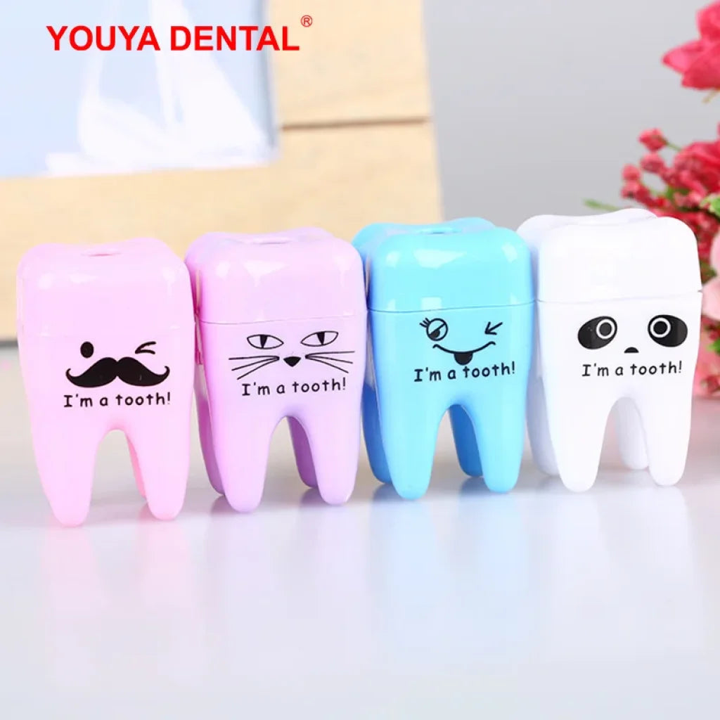 20Pcs/Lot Cute Pencil Sharpener Tooth Shaped