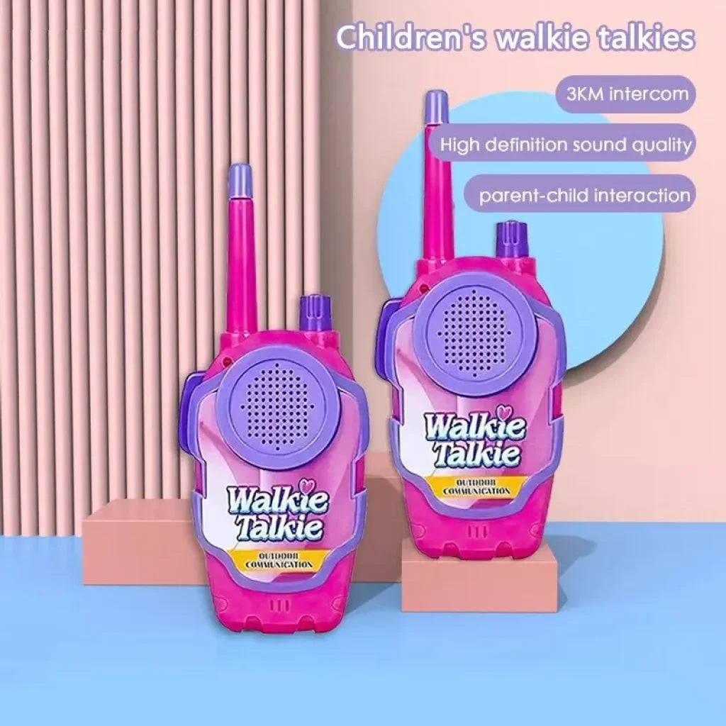 2Pcs Wireless Handheld Walkie Talkie 30M
