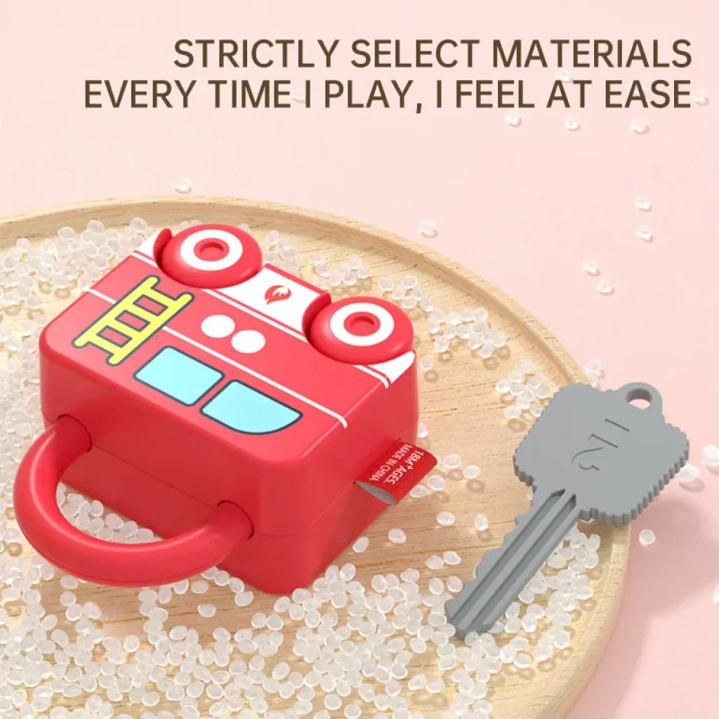 3 Pcs Fun Matching Lock Toy Car