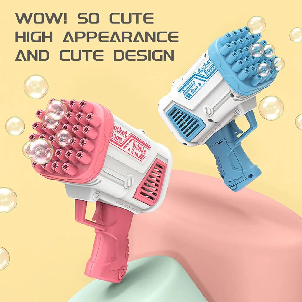 32-Hole Electric Bubble Automatic Gatling Bazooka Maker Machine
