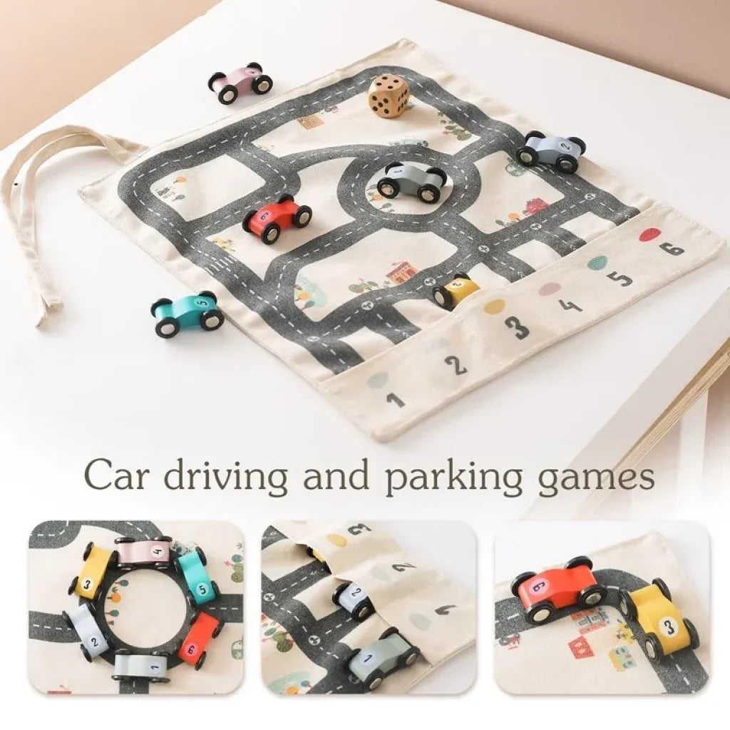 35*31Cm Montessori Toys Baby Car Traffic Road Map