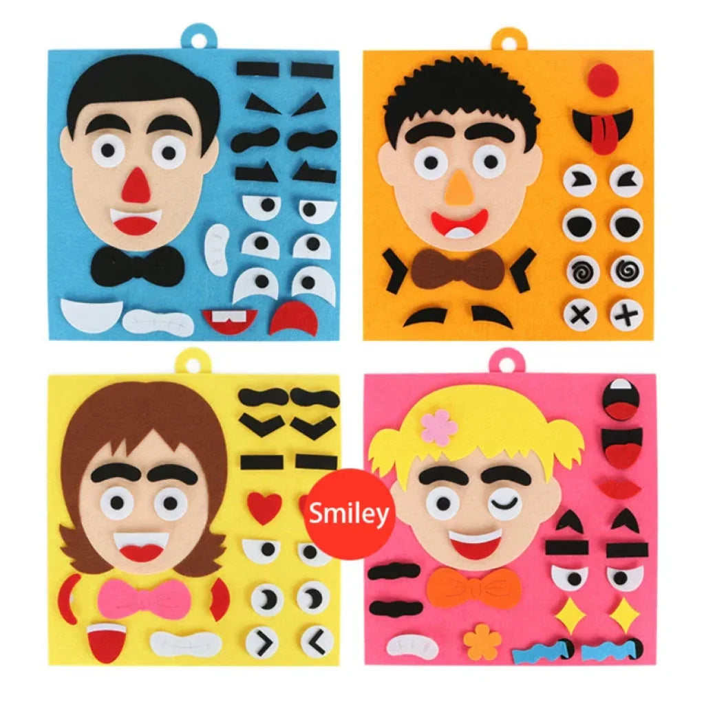 3D Facial Expression Game Learning Toys For Kids