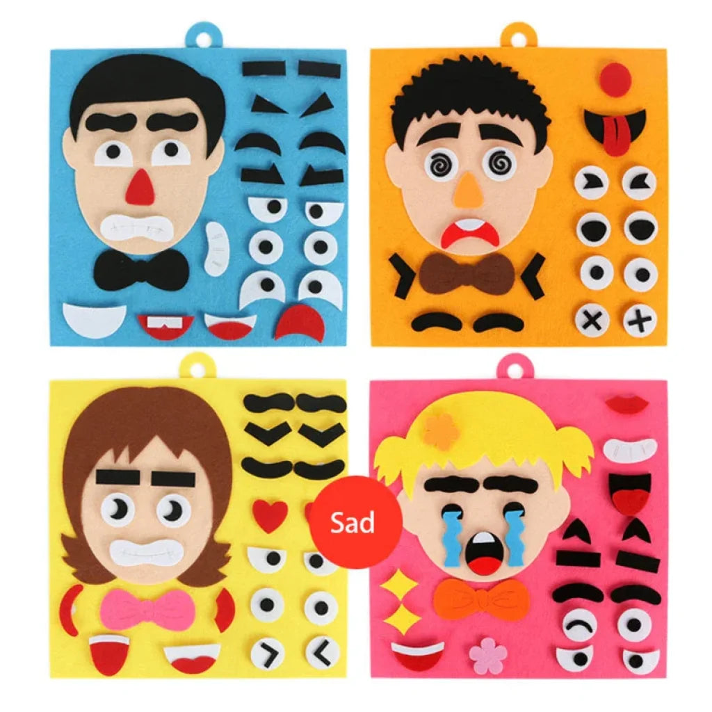 3D Facial Expression Game Learning Toys For Kids