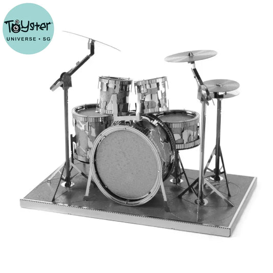 3D Metal Puzzle Drum Building Assembly Model Kit