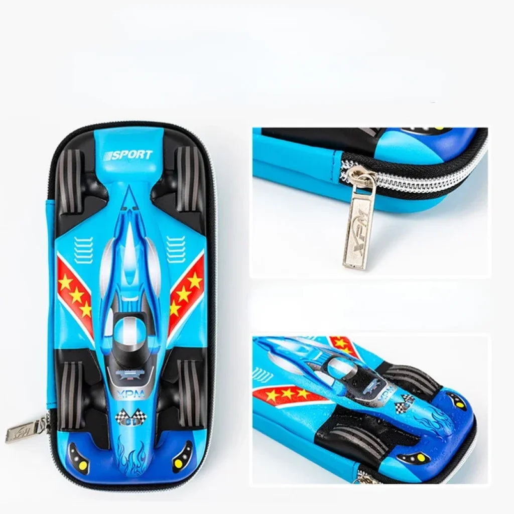 3D Racing Car Pencil Cases High Quality Eva