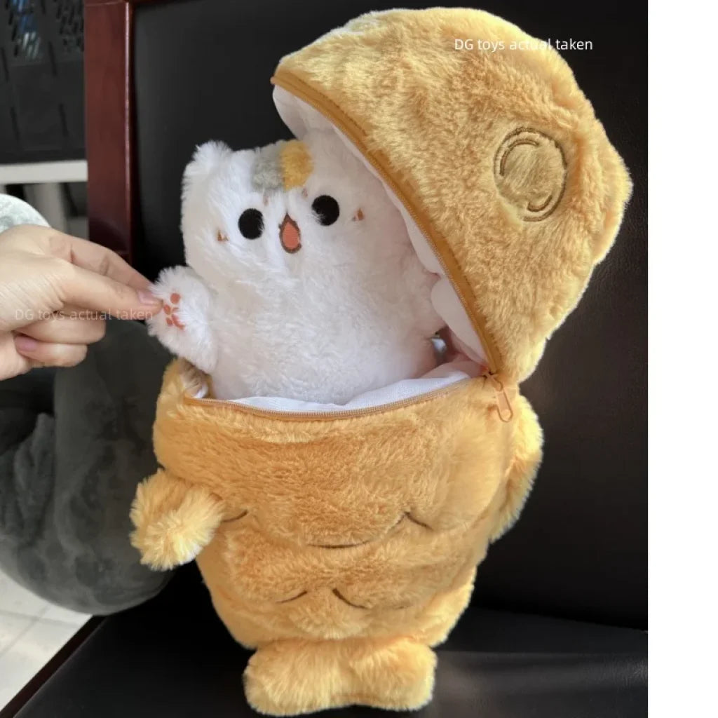 40/60/80Cm Kawaii Japan Taiyaki Cat Plush Toy