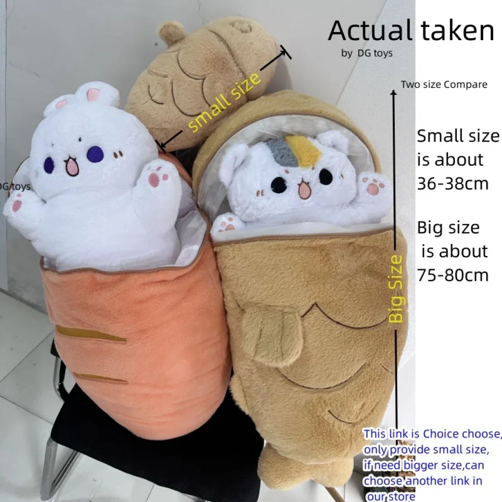 40/60/80Cm Kawaii Japan Taiyaki Cat Plush Toy
