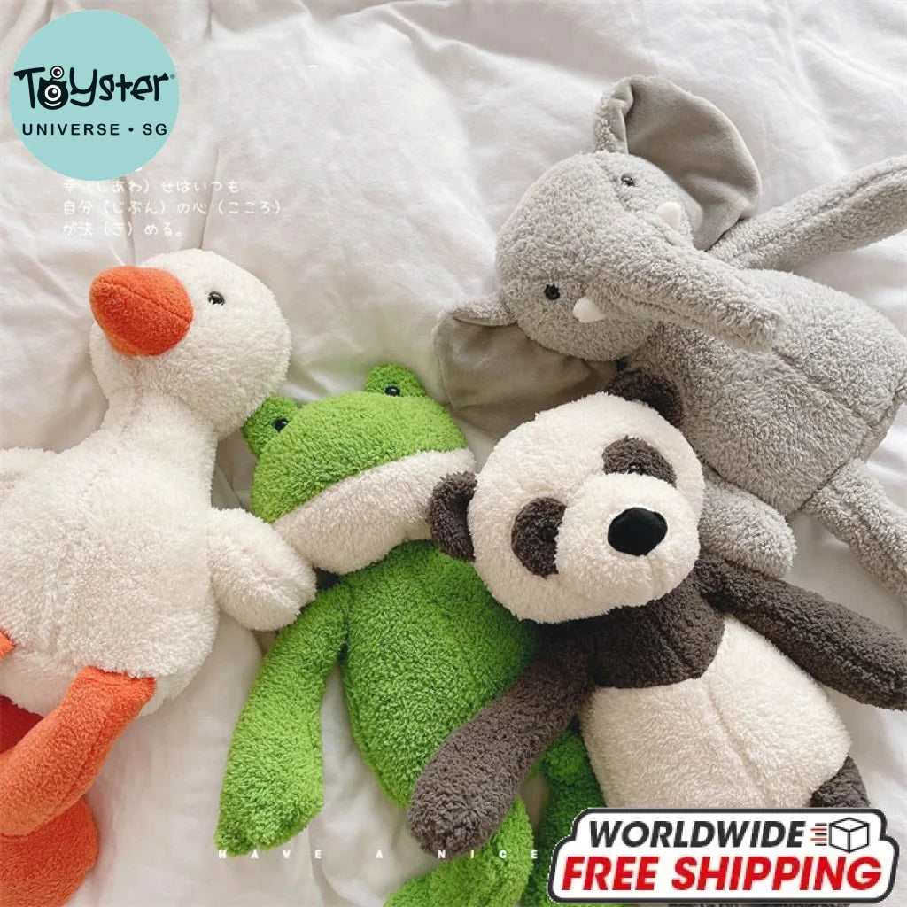 40Cm Soft Toy Fluffy Long-Legged Frog Panda Elephant Chick