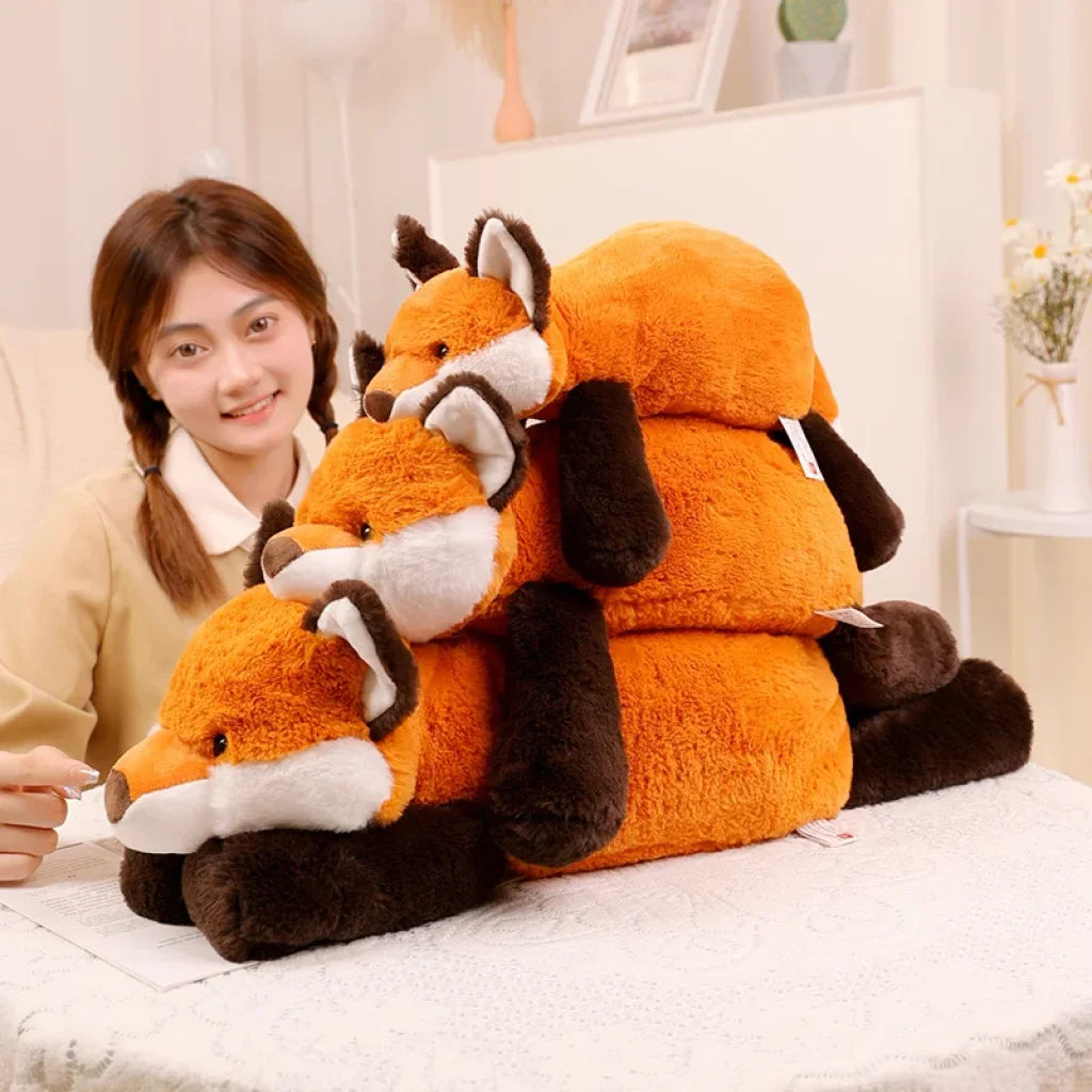 45-70Cm Super Soft Lazy Fluffy Plush Raccoon Fox Crocodile Sloth